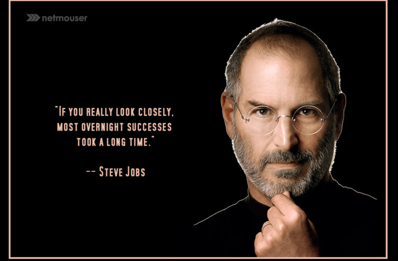 Steve Jobs Quote about Overnight Success
